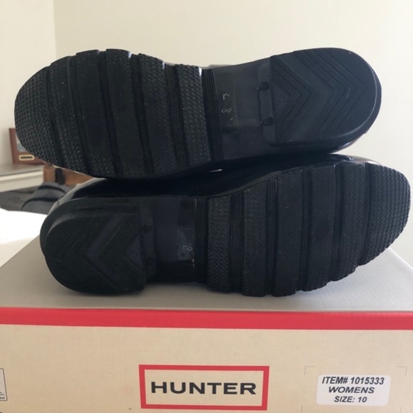 Gloss Black Hunter Rain Boots - Picture 2 of 3